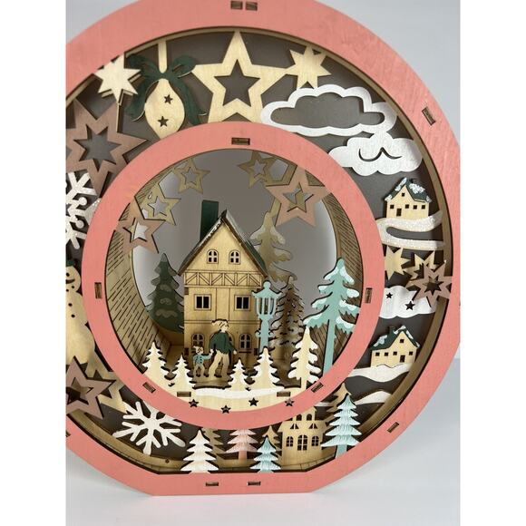 Anthropologie Monogram Wonderland Light-Up Letter “O” Handpainted Open Box - Picture 3 of 7